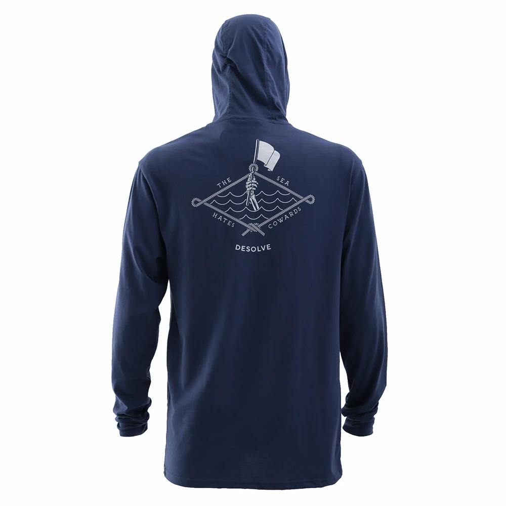 Coupon β€οΈ Desolve Coward Mens Hoodie Blue Marle π - Image 2
