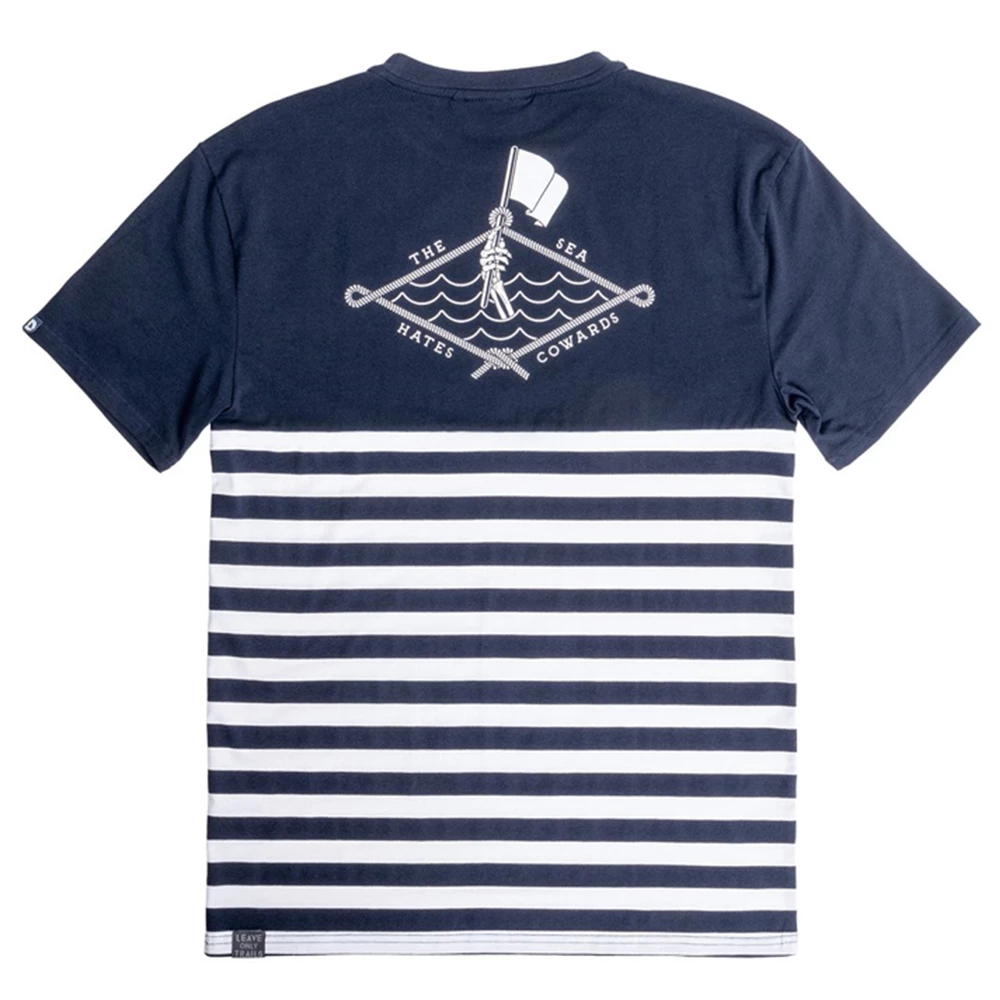 New ⌛ Desolve Coward Mens T-Shirt Blue Stripe ⌛