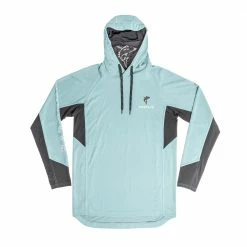 Best deal ⭐ Desolve Fish Face Mens Hoodie Azure Blue 🥰