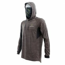 Discount 👍 Desolve Fish Face Mens Hoodie Khaki 🔥