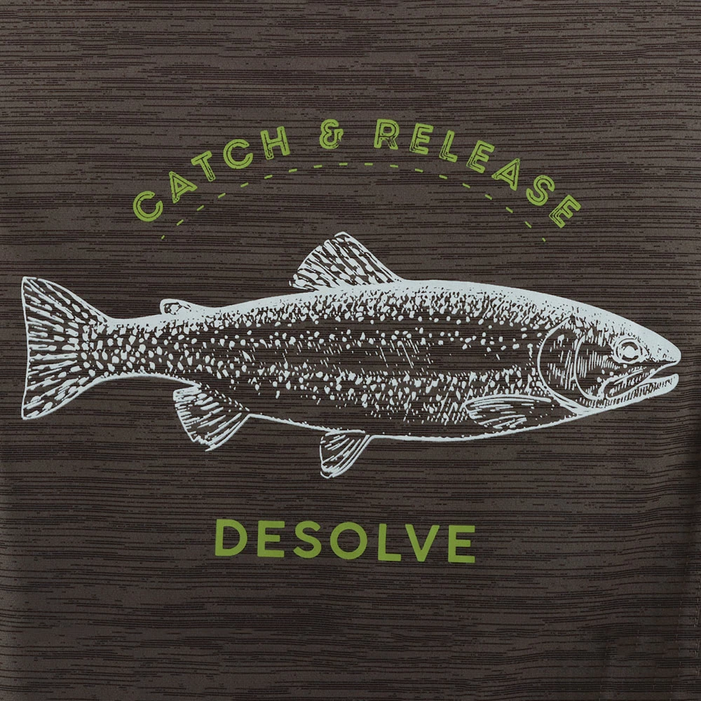 Discount π Desolve Fish Face Mens Hoodie Khaki π₯ - Image 3