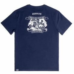 Budget ❤️ Desolve Smooth Seas UPF50 Mens T-Shirt Navy 🎉