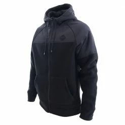Flash Sale 🥰 Desolve Bolt Mens Water Resistant Hoodie Black ⌛