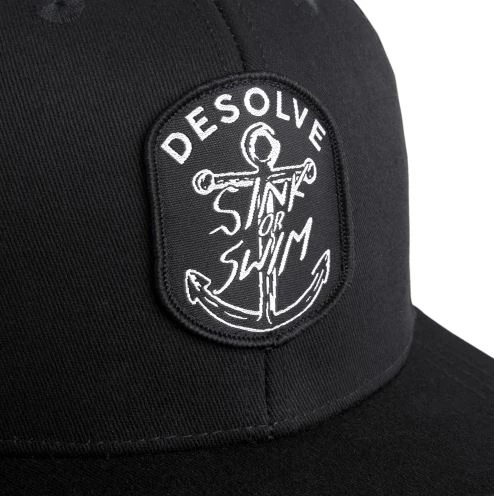 Best Pirce โญ Desolve Sink Or Swim Snapback Cap Black ๐ - Image 3