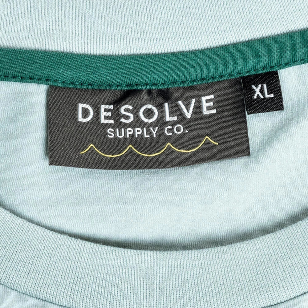 Hot Sale 😀 Desolve Bow Mens Long Sleeve 👕 Shirt Dawn Blue ✨ - Image 3