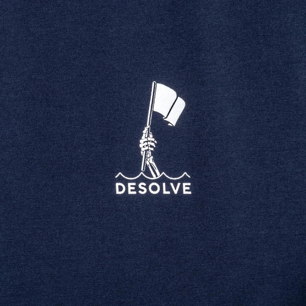 New ⌛ Desolve Coward Mens T-Shirt Blue Stripe ⌛ - Image 3