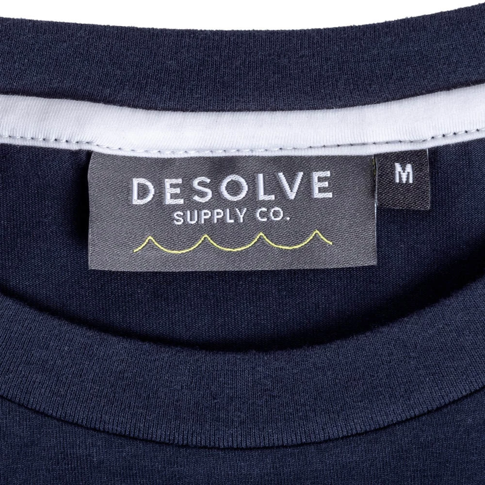 New ⌛ Desolve Coward Mens T-Shirt Blue Stripe ⌛ - Image 2