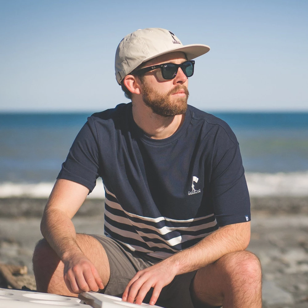 New ⌛ Desolve Coward Mens T-Shirt Blue Stripe ⌛ - Image 6