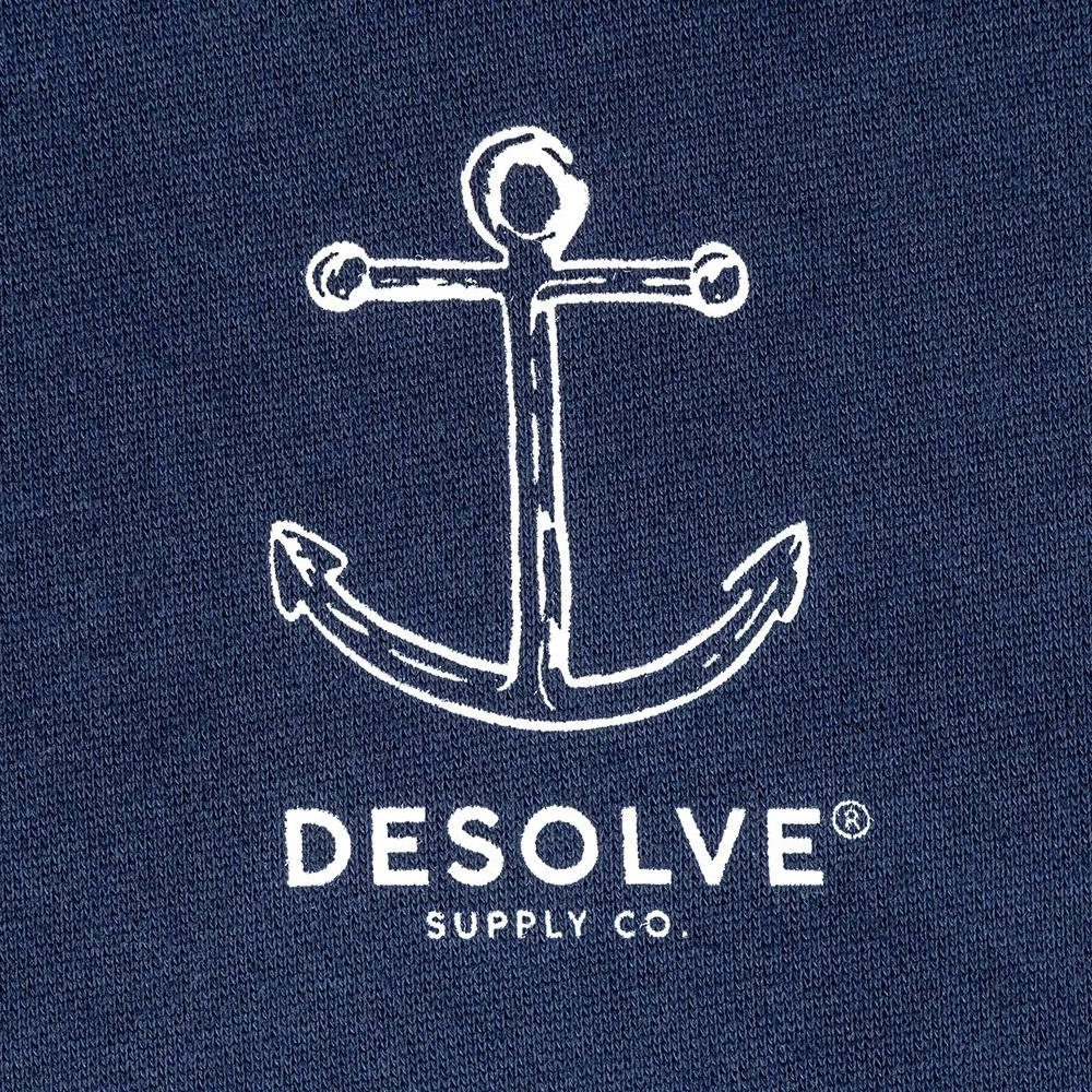 Coupon ๐ Desolve Sink Or Swim Mens Pullover Hoodie Navy โจ - Image 2
