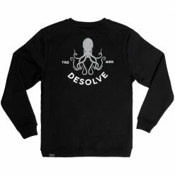 Cheap 👍 Desolve Kraken Mens Sweater Black 🛒