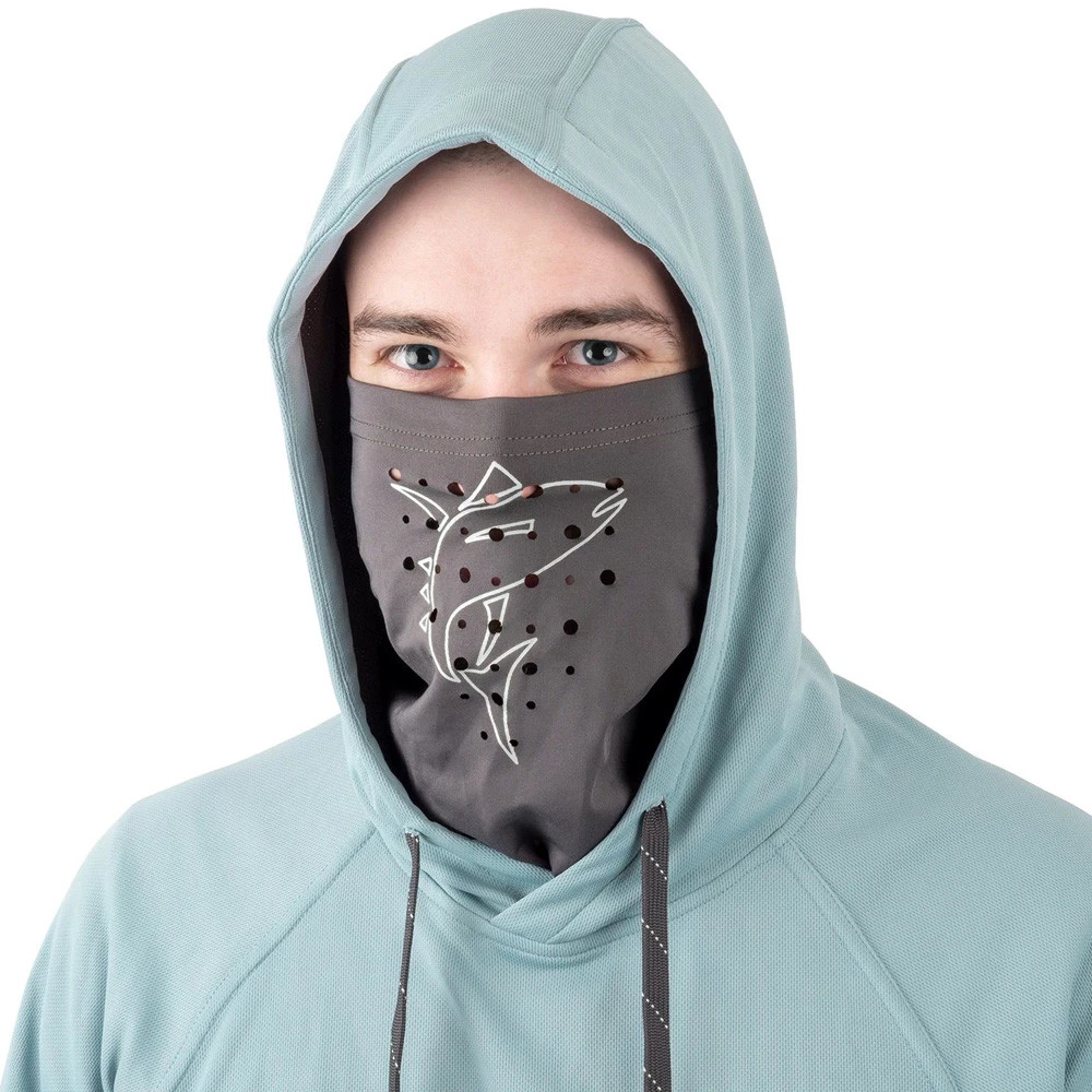 Coupon ๐ Desolve Fish Face Kids Hoodie Azure Blue ๐งจ - Image 2