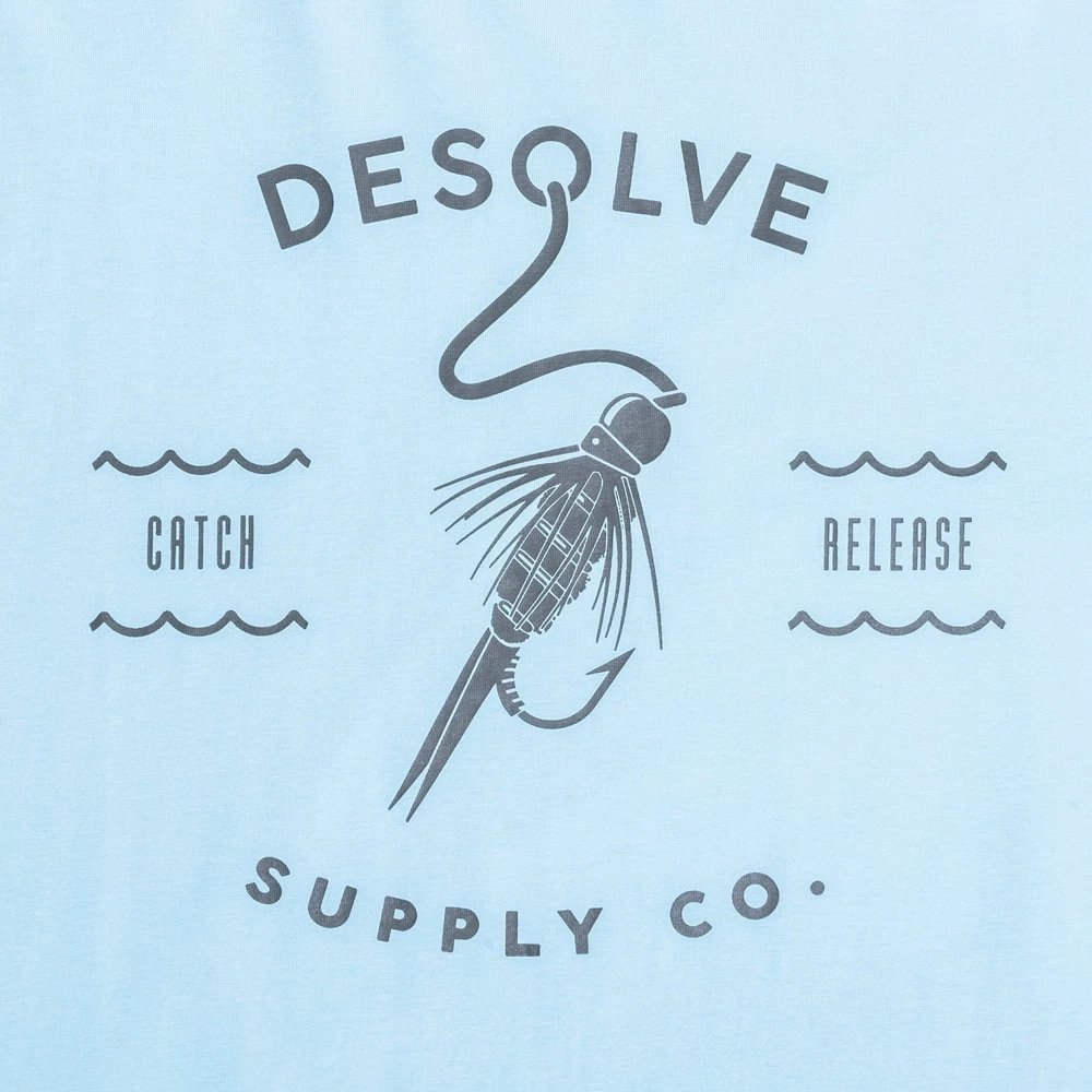 Buy 🎁 Desolve Hook And Line Mens Long Sleeve 👚 Shirt Marina Blue ✔️