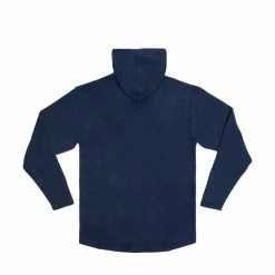 Hot Sale ⌛ Desolve Hooked Fleece Mens Hoodie Navy 😉