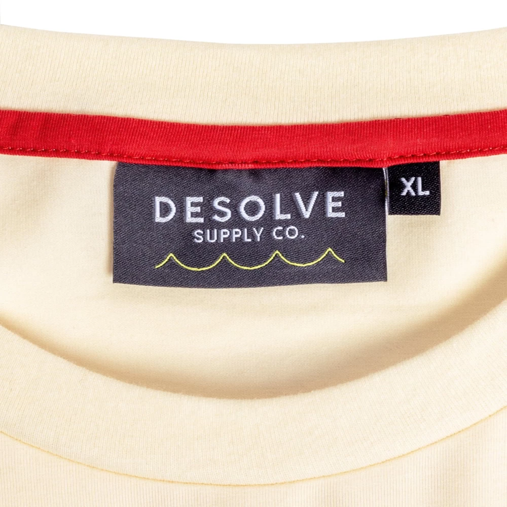 Flash Sale ๐ฅ Desolve Loose Lips Mens Long Sleeve ๐ Shirt Sunshine Yellow ๐ฅ - Image 3