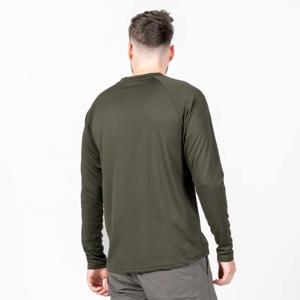 Flash Sale 👏 Desolve Ripple Crew Long Sleeve 👕 Shirt 🤩 - Image 3