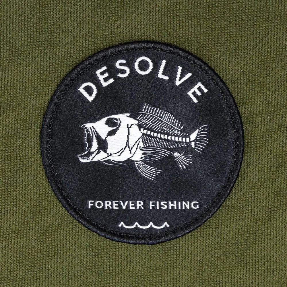 Outlet ๐ Desolve Scale Mens Zip Hoodie Khaki ๐งจ - Image 2