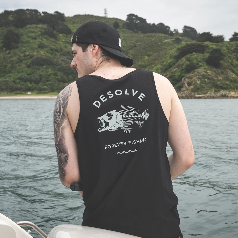 Hot Sale ๐ Desolve Scale Mens Singlet Black ๐ - Image 6