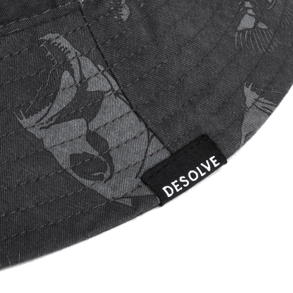 Budget 😀 Desolve Kids Snappy Bucket Hat Dark Grey ⌛ - Image 2